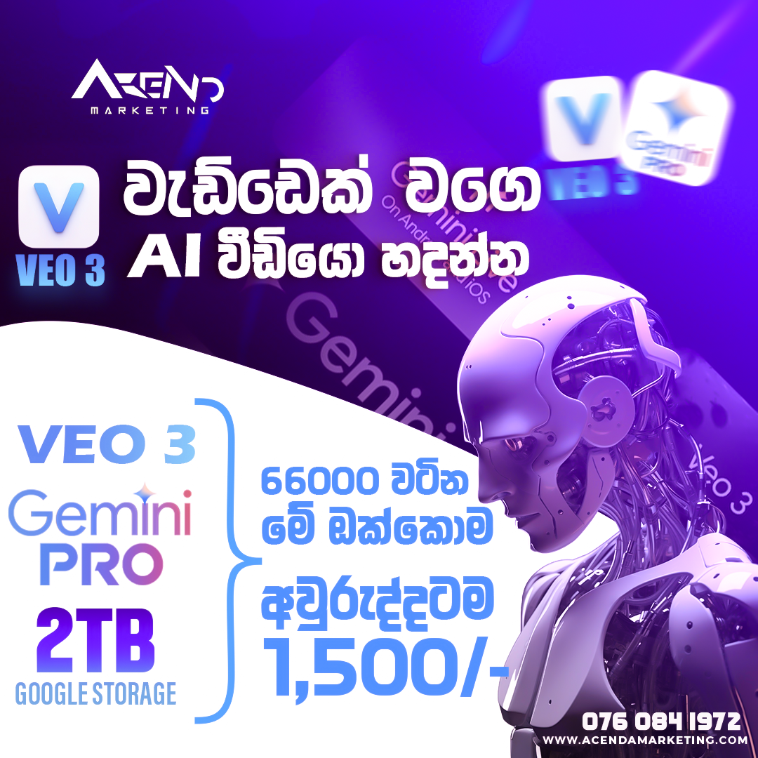 Gemini AI Pro + 2TB Google Storage (1 Year)
