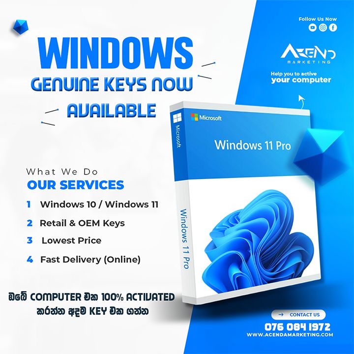 🔑 Windows Genuine Key