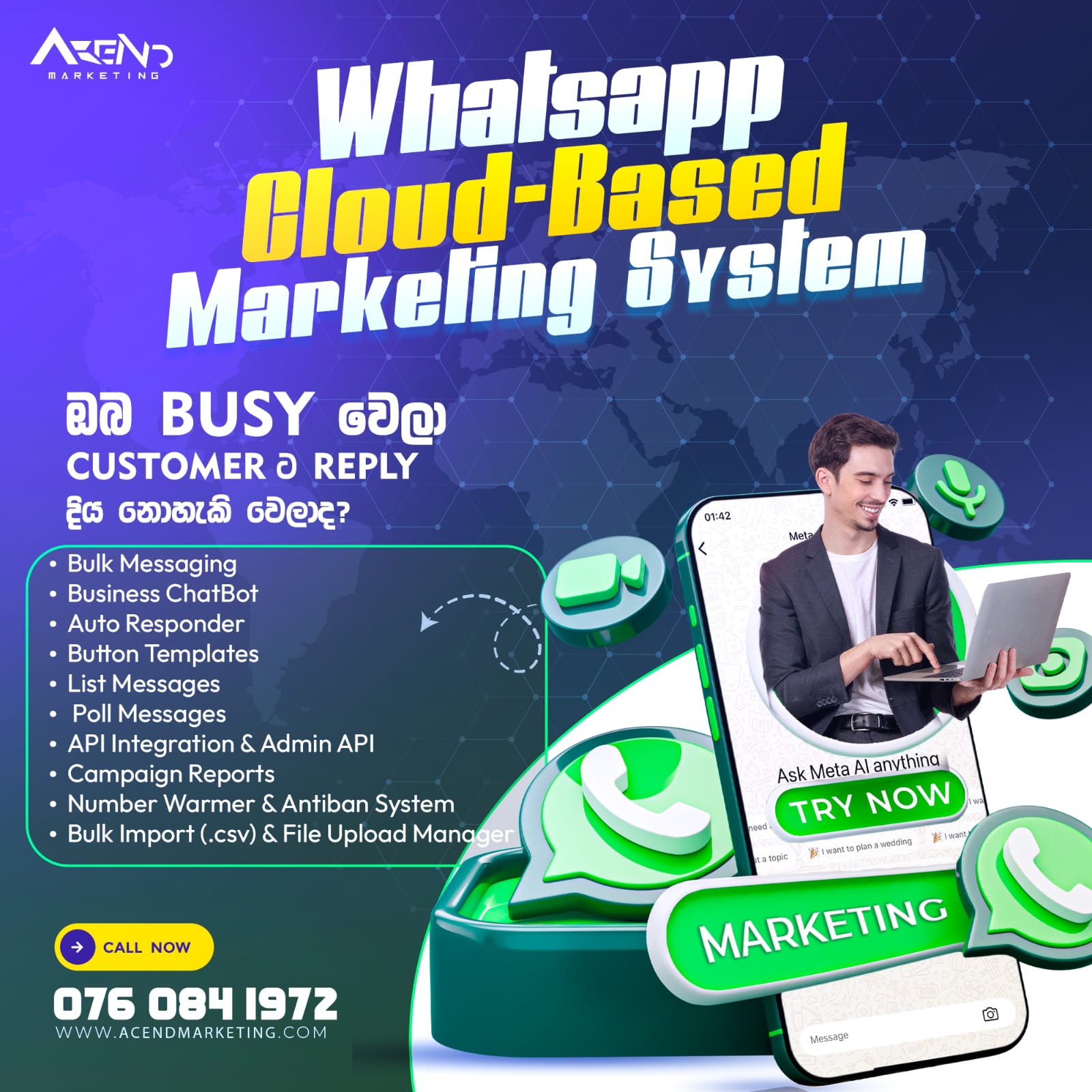 🚀 WhatsApp Cloud-Based Marketing System (1 Month)