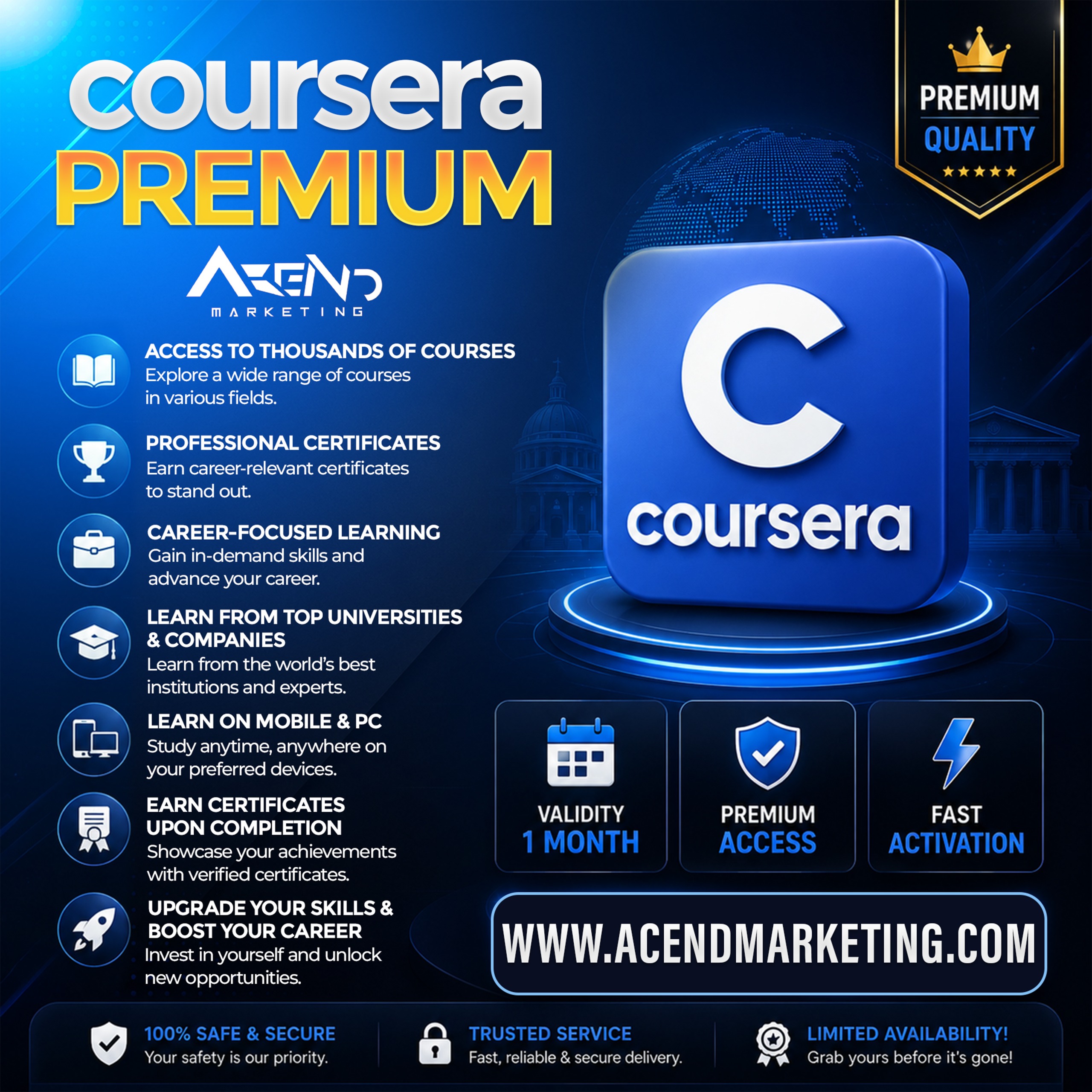 🎓 Coursera – 12 Months