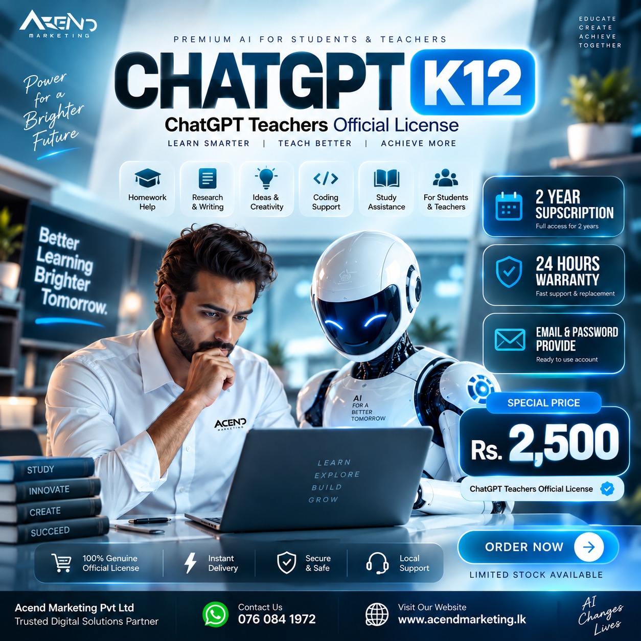 🚀 ChatGPT K12 – 2 Year